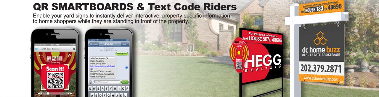 QR Smartboards & Text Code Riders