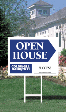 Coldwell Banker A292MCB in Open House & Directional Signs